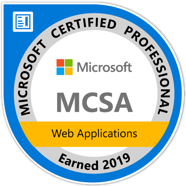 MCSA Web Applications